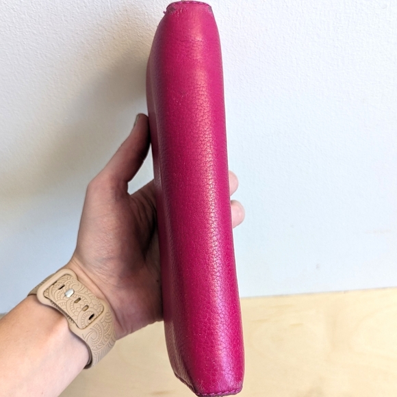 Michael Kors Pink Pebble Leather Wallet - Picture 8 of 16